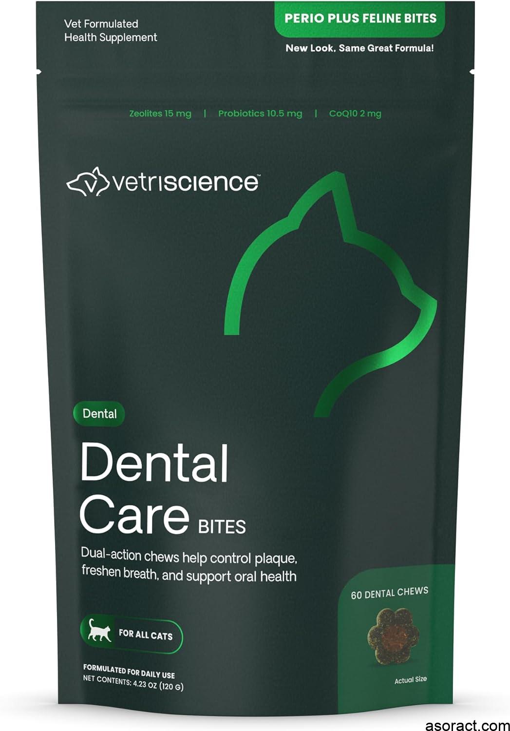 VetriScience Perio Plus Cat Teeth Cleaning Bites