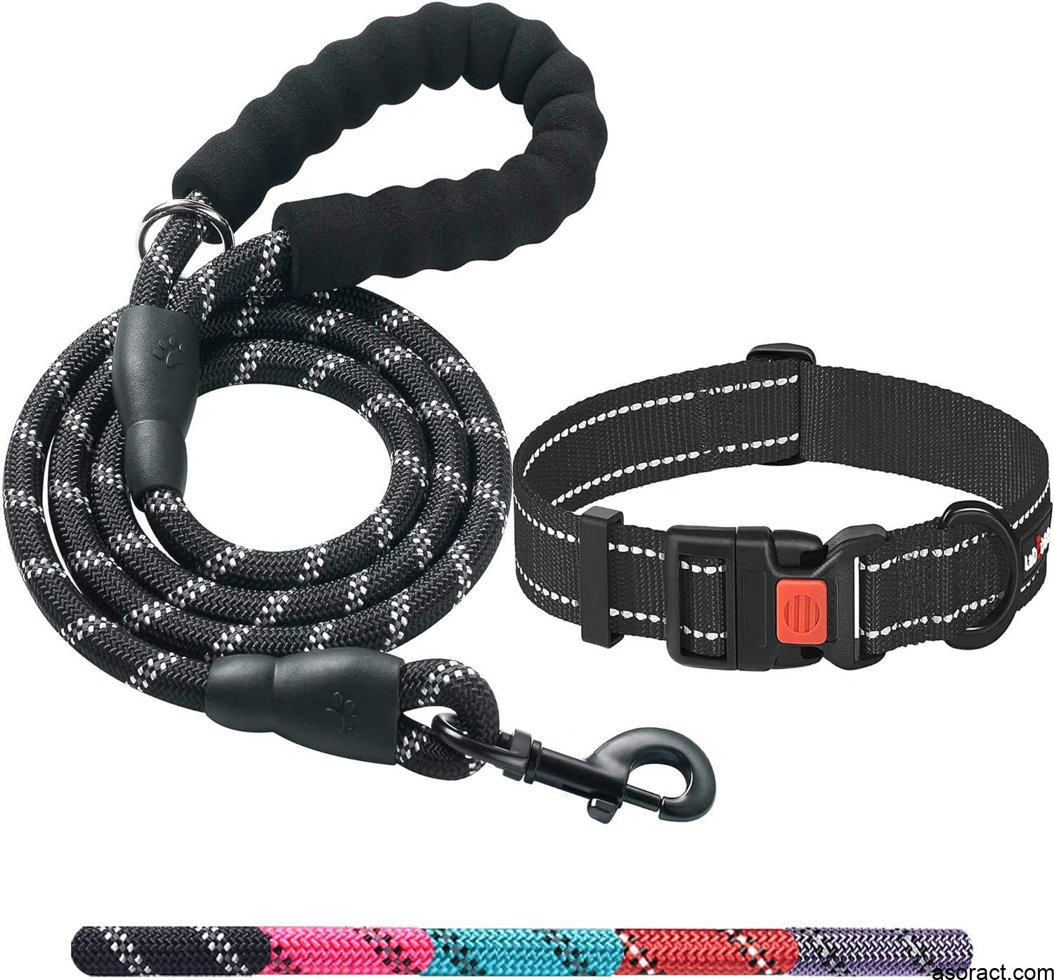 Heavy Duty Dog Leash - Comfortable Padded Handle